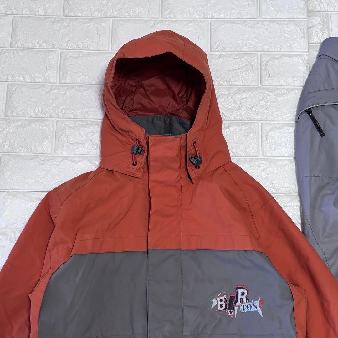 BURTONトップス&マンダリンダック 上下セットアップ スノーボードウェア Ｌ
