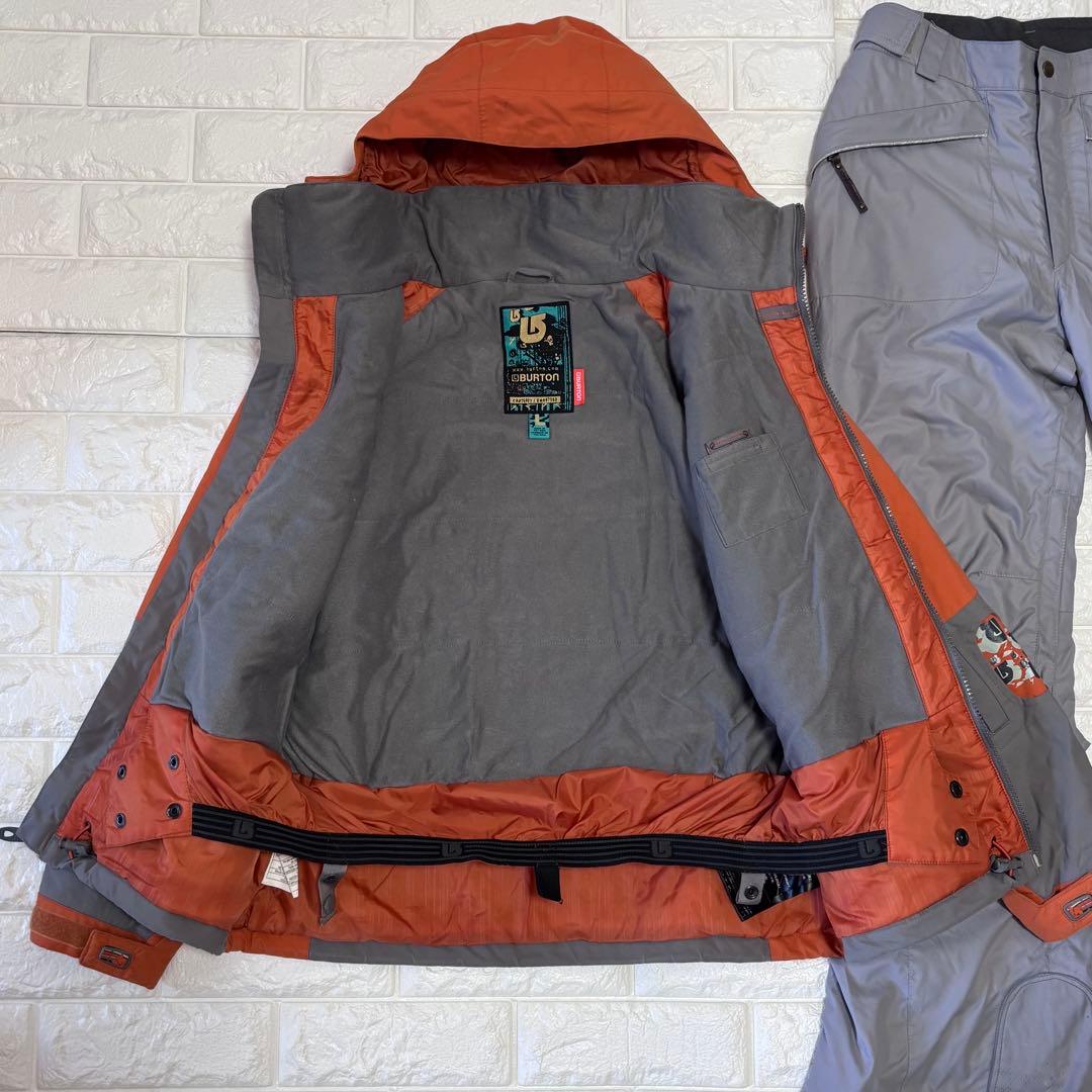 BURTONトップス&マンダリンダック 上下セットアップ スノーボードウェア Ｌ