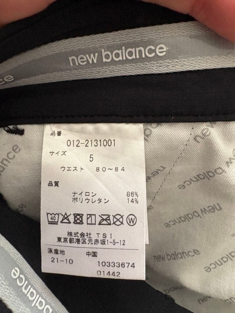 New Balance ブラック ゴルフパンツ