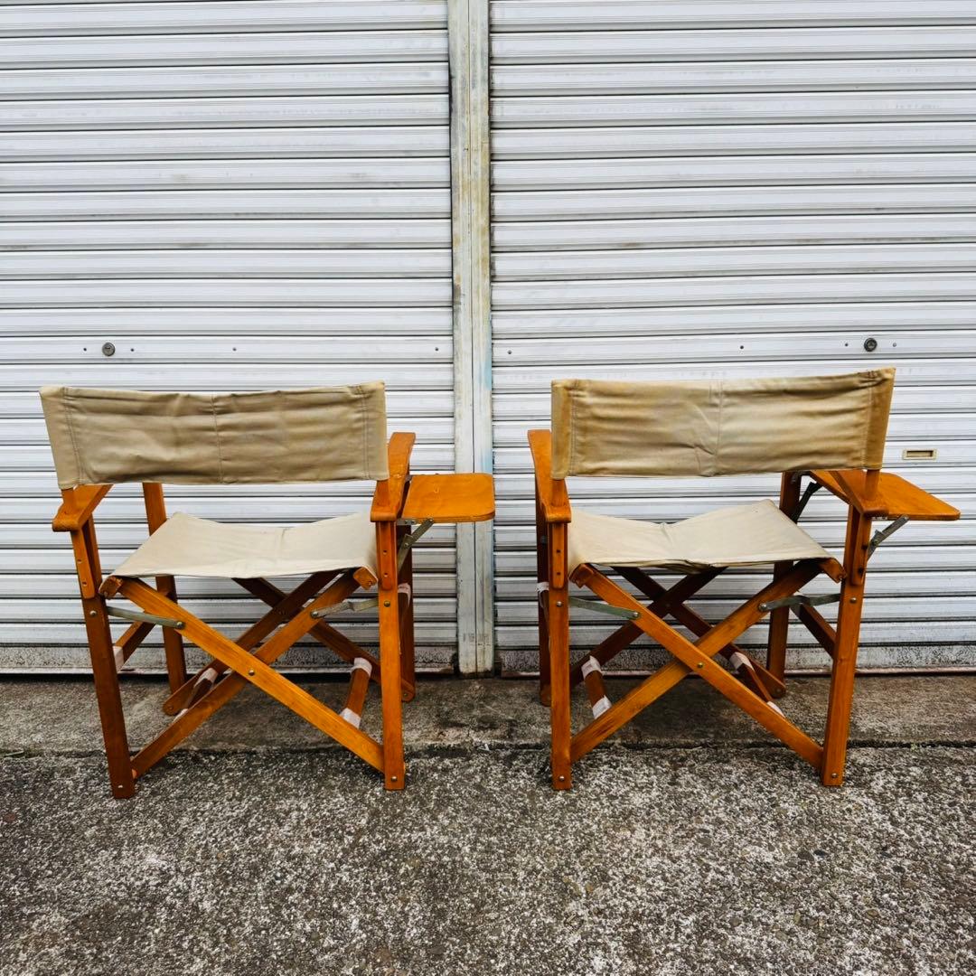 激レア ビンテージ品✨コールマン ガーデンウッドフォールダブルチェア キャンプ