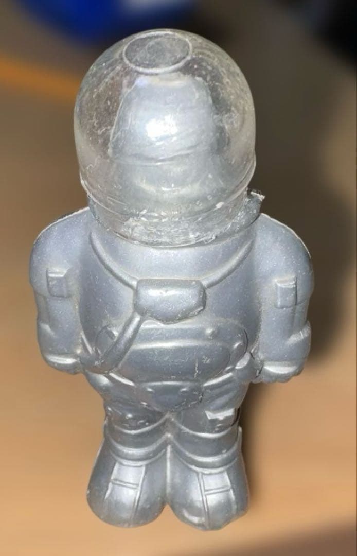 昭和 ソフビ　宇宙飛行士　アポロ11号ポリソフビ 約12cmキャプテンウルトラ？