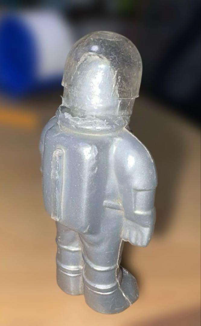 昭和 ソフビ　宇宙飛行士　アポロ11号ポリソフビ 約12cmキャプテンウルトラ？