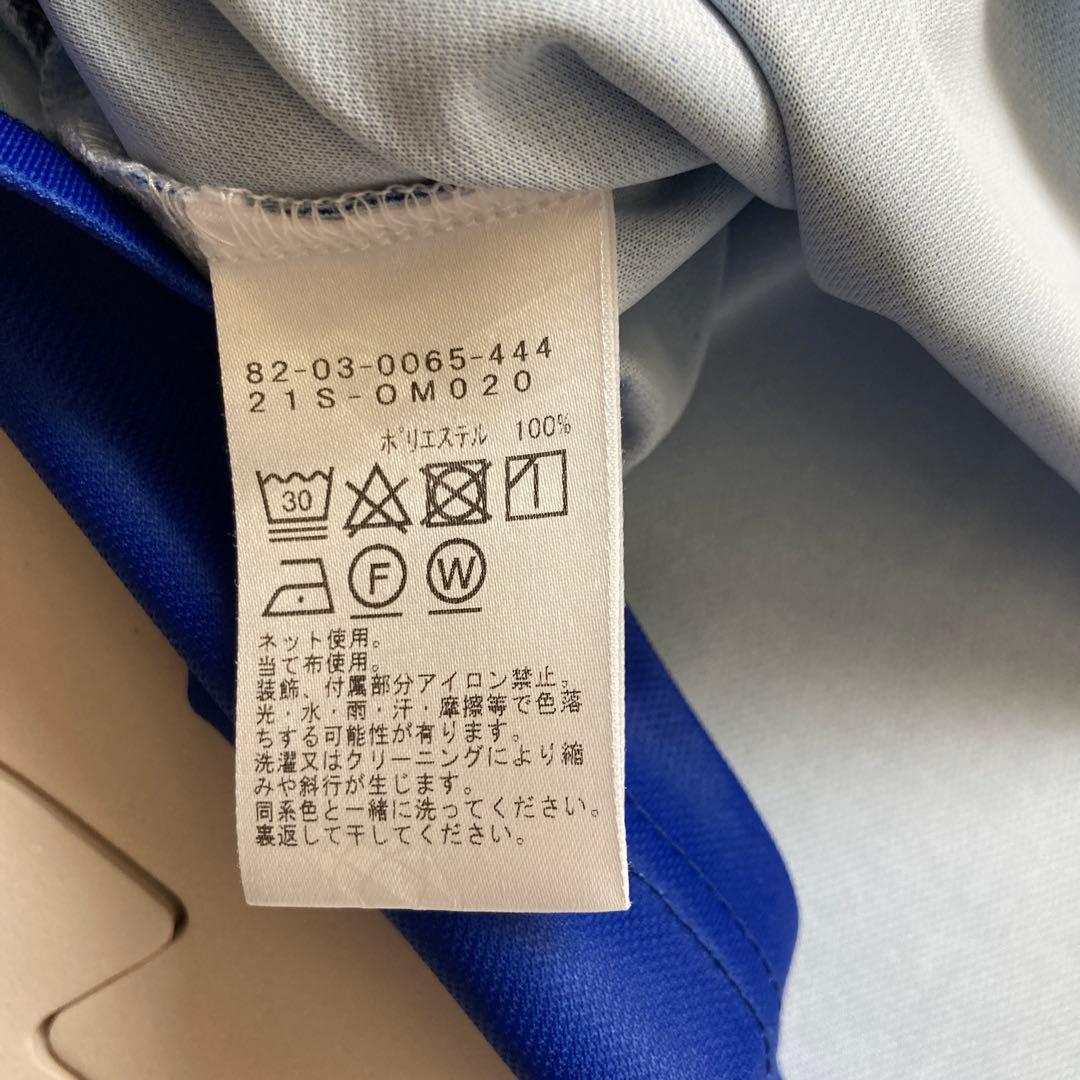 BEAMS GOLF　ショートスリーブボーダーモックタートルネックシャツ　日本製
