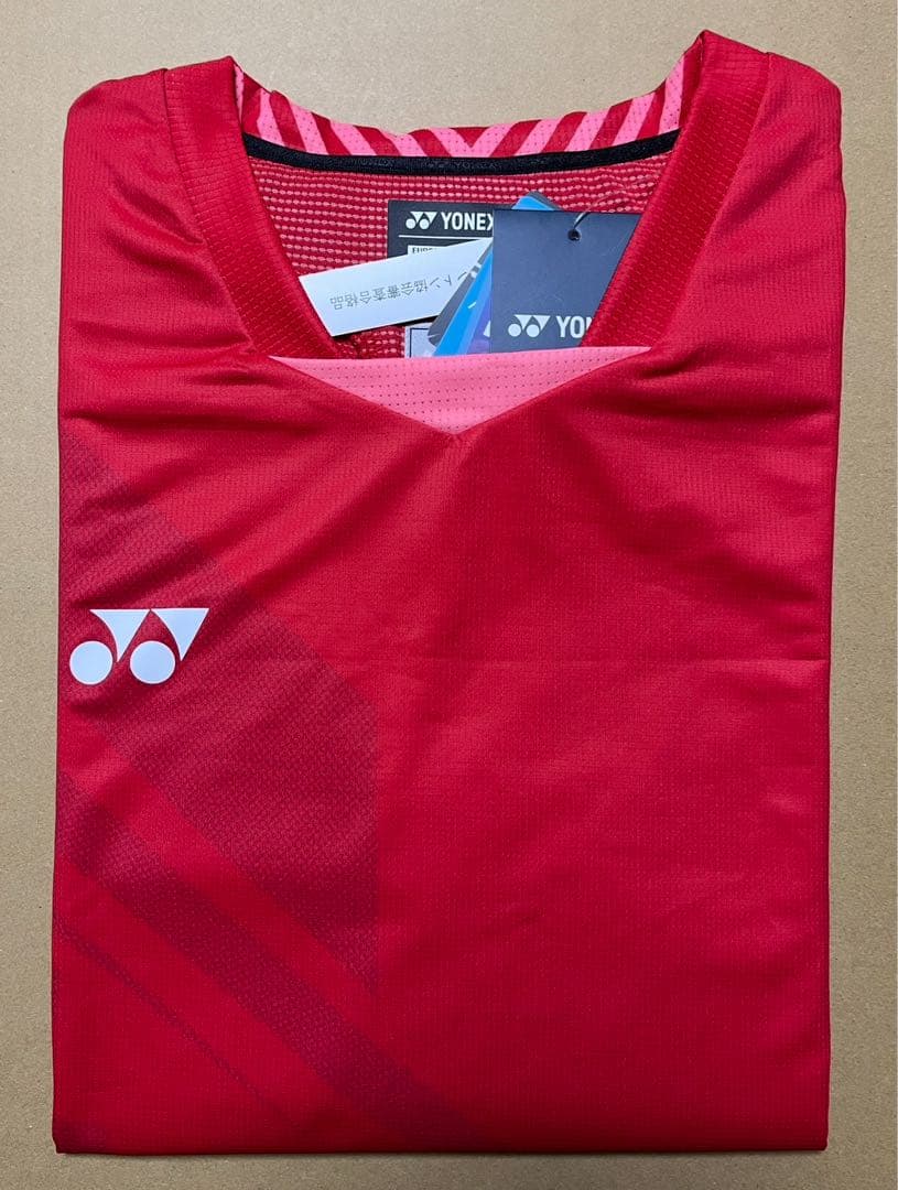 YONEX ユニ ゲームシャツ バドミントン中国代表 ヨネックス Ｏサイズ