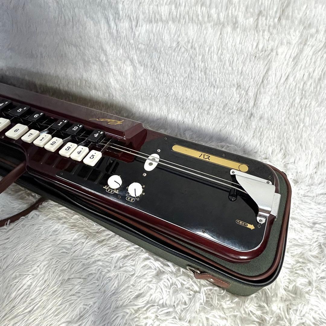 【レア・良好】SUZUKI 蘭 BASSバス 電気大正琴