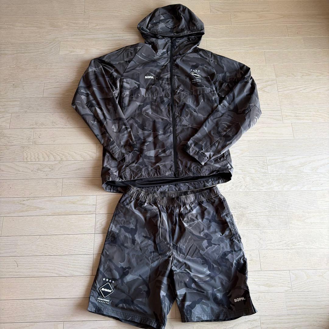 FCRB PRACTICE JACKET & SHRTS セットアップサイズM