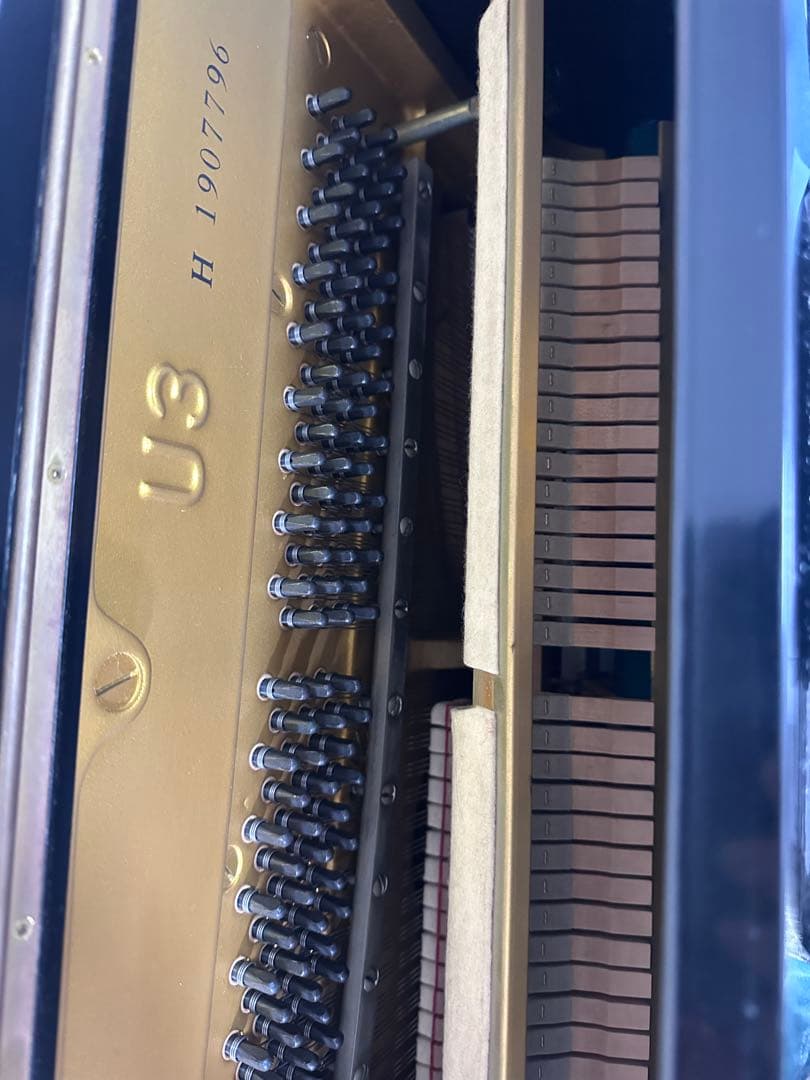 YAMAHA アップライトピアノ U3H 88鍵 黒(神戸、大阪のみ送料込み)