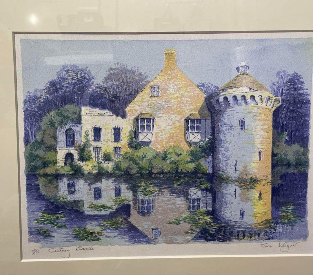 真作　150部限定scotney castle / jane wagner 絵画