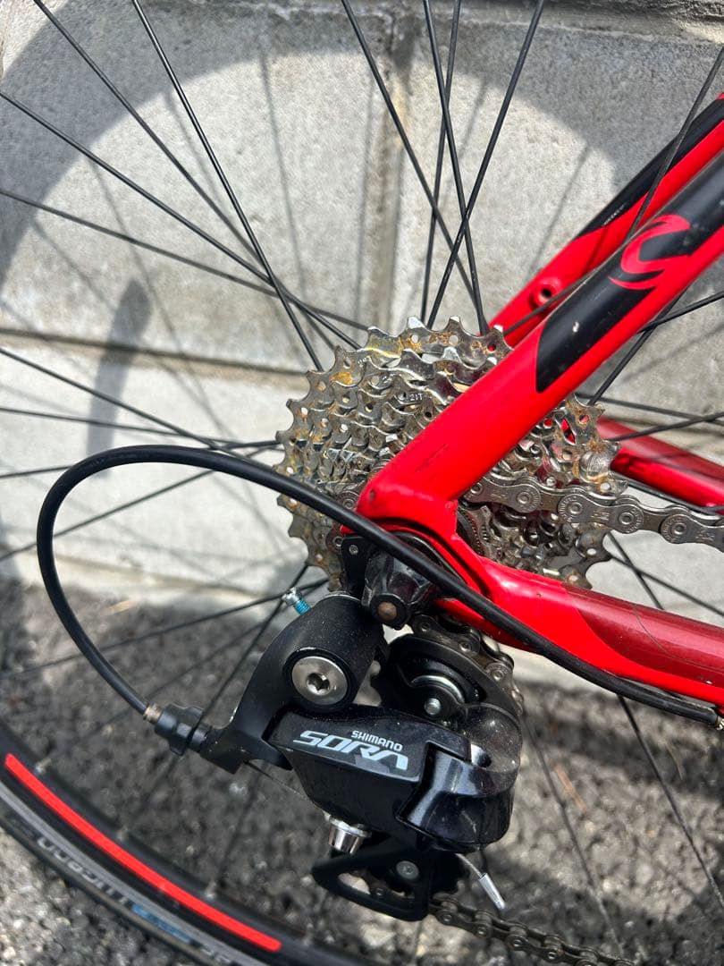 Cannondale caad8 レッド ロードバイク