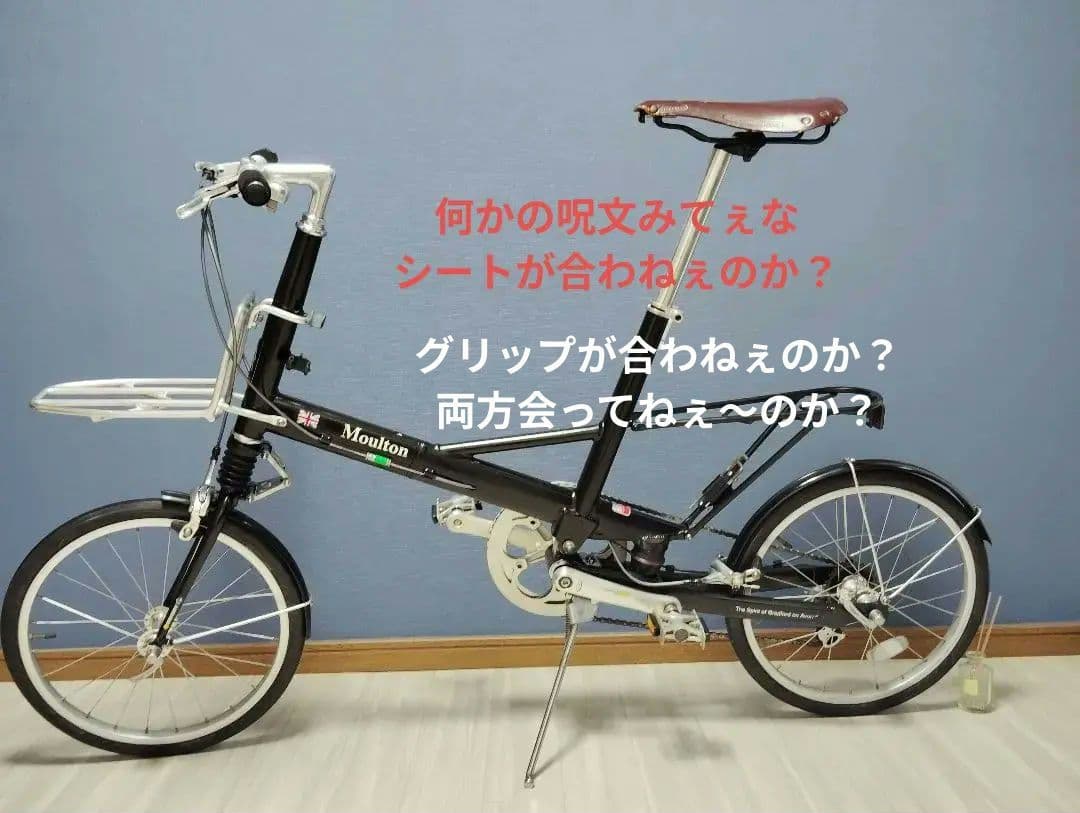 ブリジストン　モールトン　Fキャリア付属　 シートSELLEAN-ATOMICA