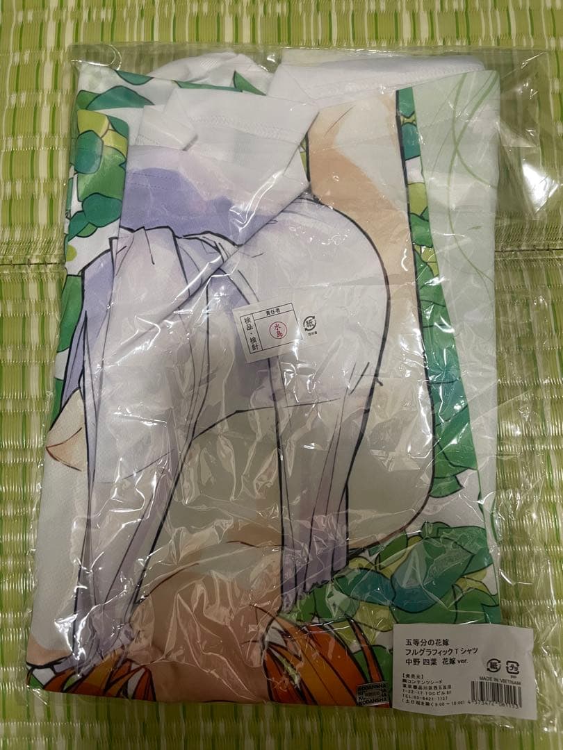 五等分の花嫁 フルグラフィックTシャツ 中野四葉