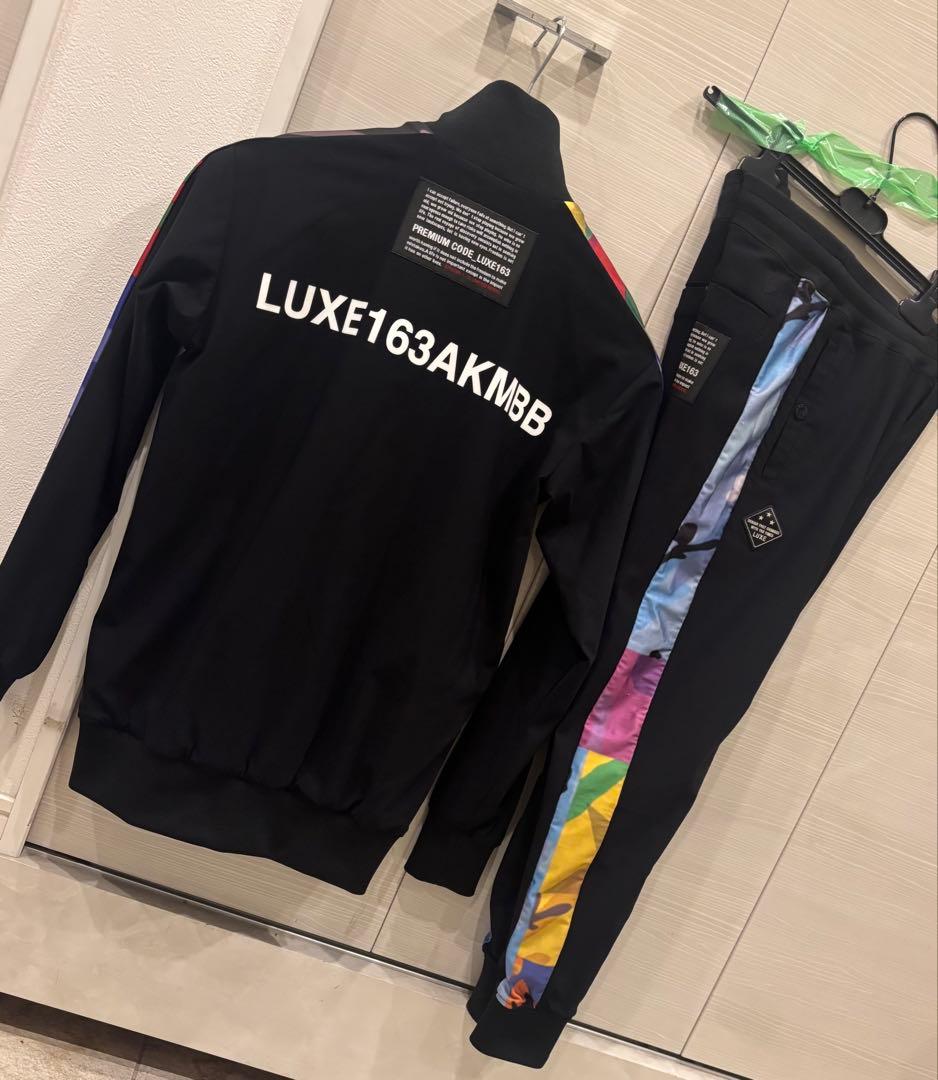 AKM luxe163 セットアップ　 キャンディカモ レインボーカモ ジャージ