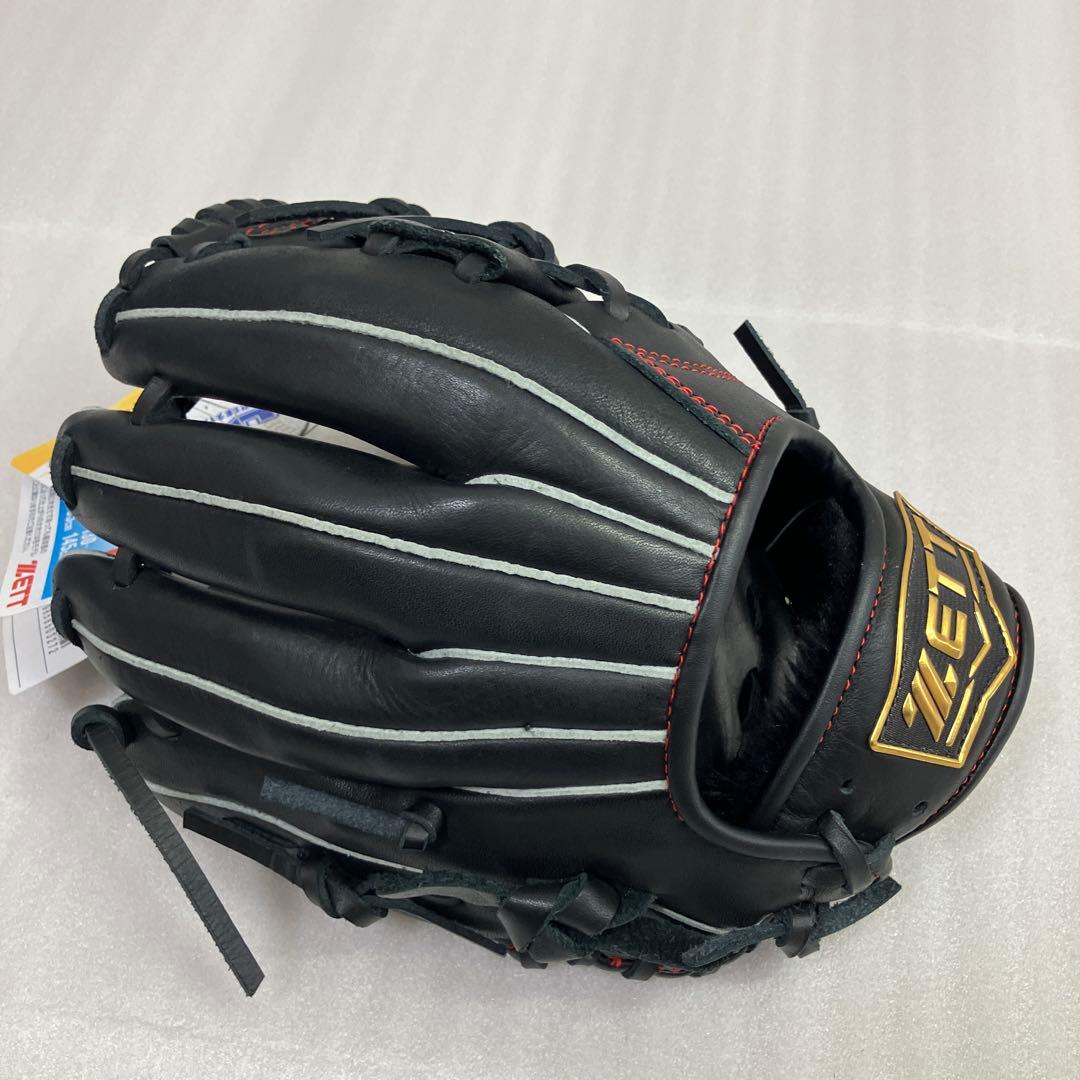 未使用　ゼット　少年軟式グローブ　ソフトステア　オールラウンド用　ブラック　SS