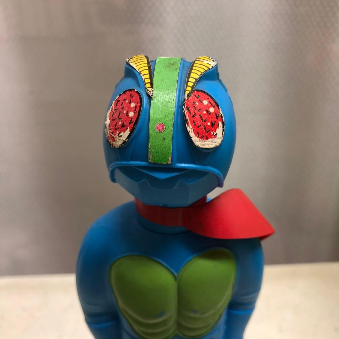 仮面ライダー サンスター こどもシャンプー ソフビ 人形 おもちゃシャンプー