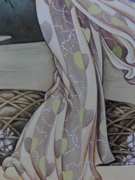 高畠華宵、ほたる、希少画集画、新品高級額・額装付、状態良好