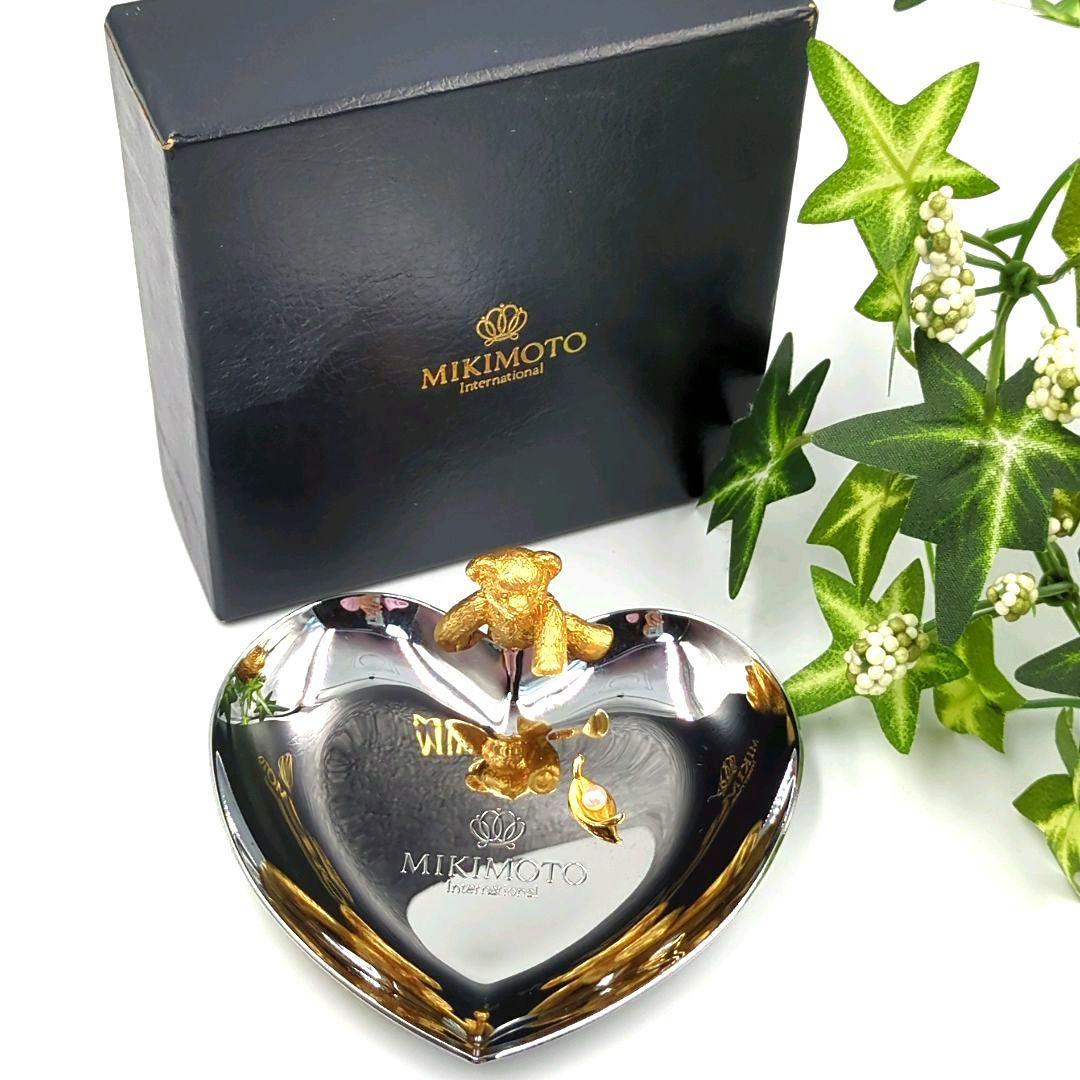 MIKIMOTO ハート型アクセサリーケース