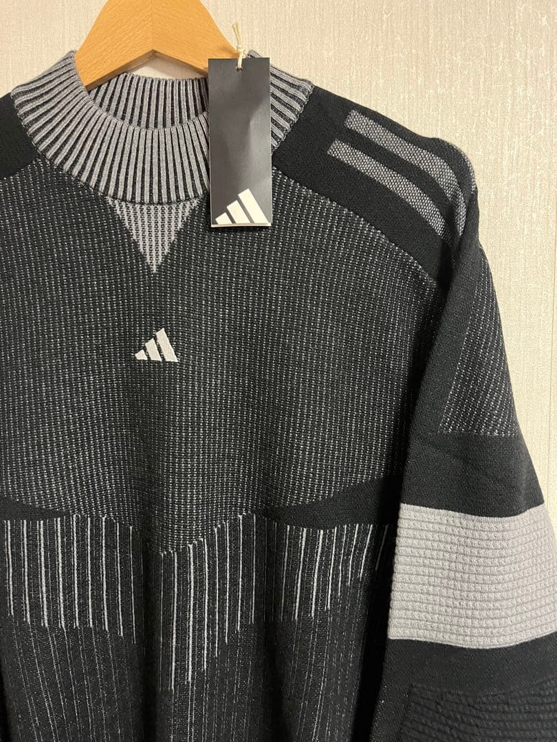新品　アディダス　adidas ゴルフ　モックネック　長袖セーター　XL