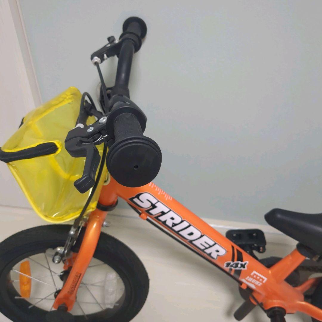 【純正収納カゴ付き】 STRIDER 14x オレンジ　ストライダー