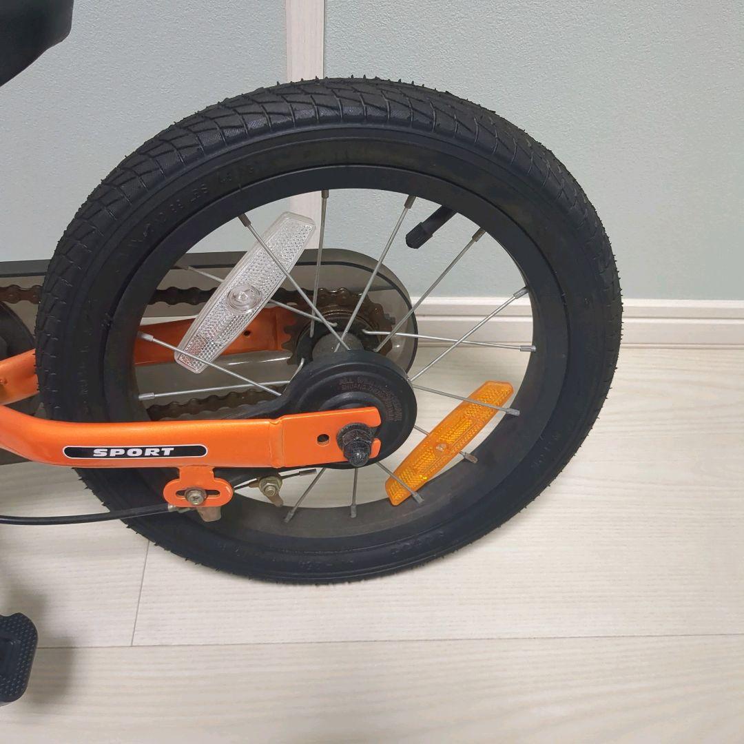 【純正収納カゴ付き】 STRIDER 14x オレンジ　ストライダー