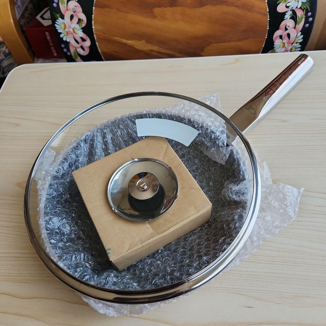 【新品】アサヒ軽金属　スーパーディナーパン L 　ガラス蓋付き