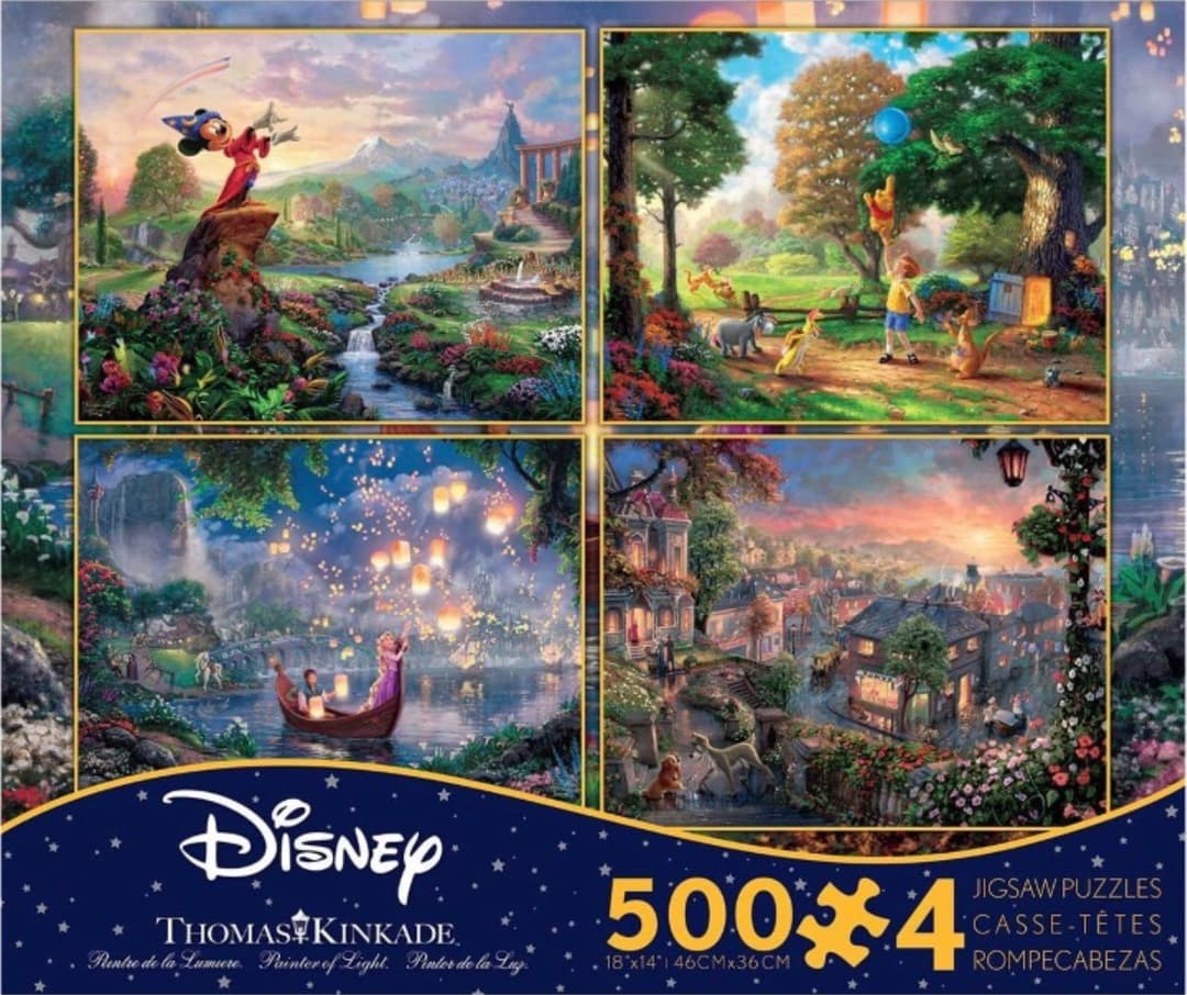 新品☆ディズニー わんわん物語 トーマスキンケード ジグソーパズル 500p