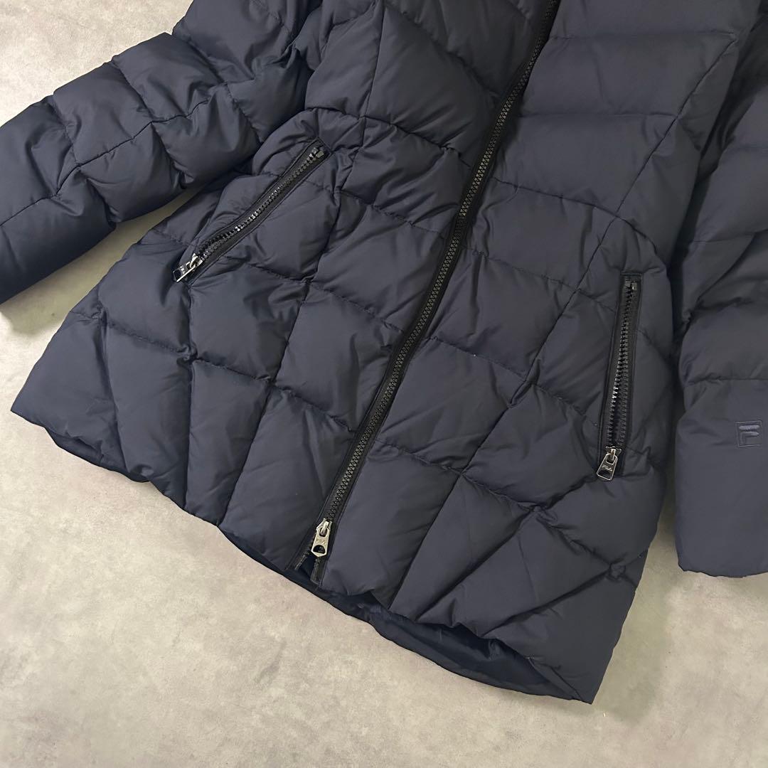 【FILA GOLF】美シルエット ダウンコート M 紺 ネイビー ゴルフ