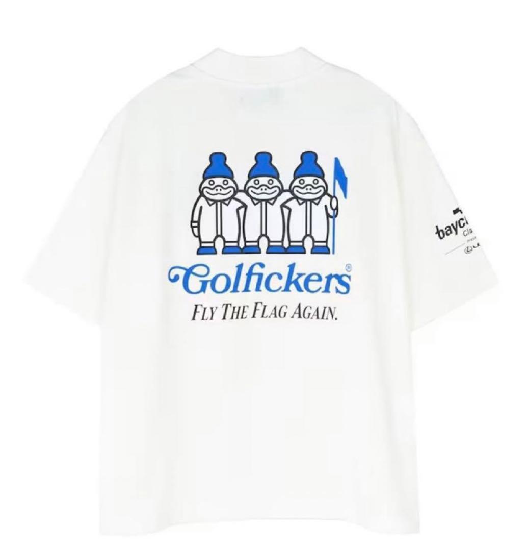 完売品 Golfickers 半袖T baycurrent コラボ　M ホワイト