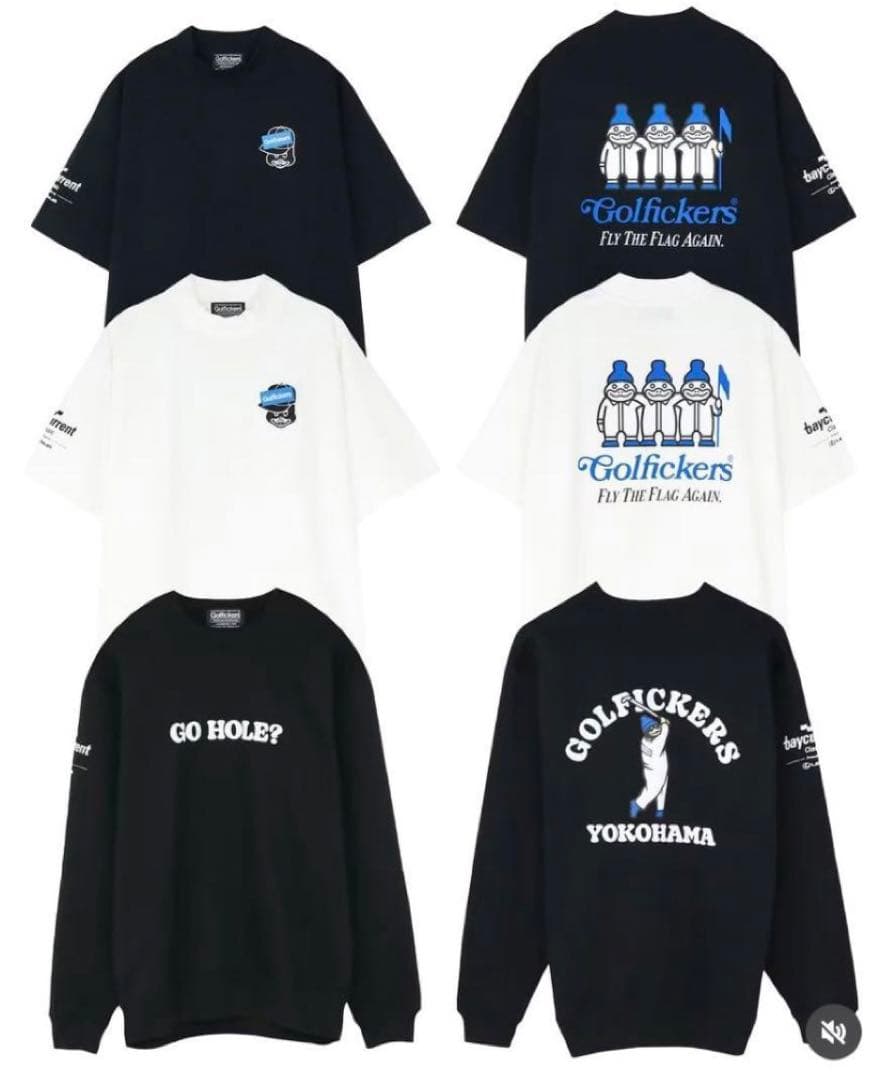 完売品 Golfickers 半袖T baycurrent コラボ　M ホワイト