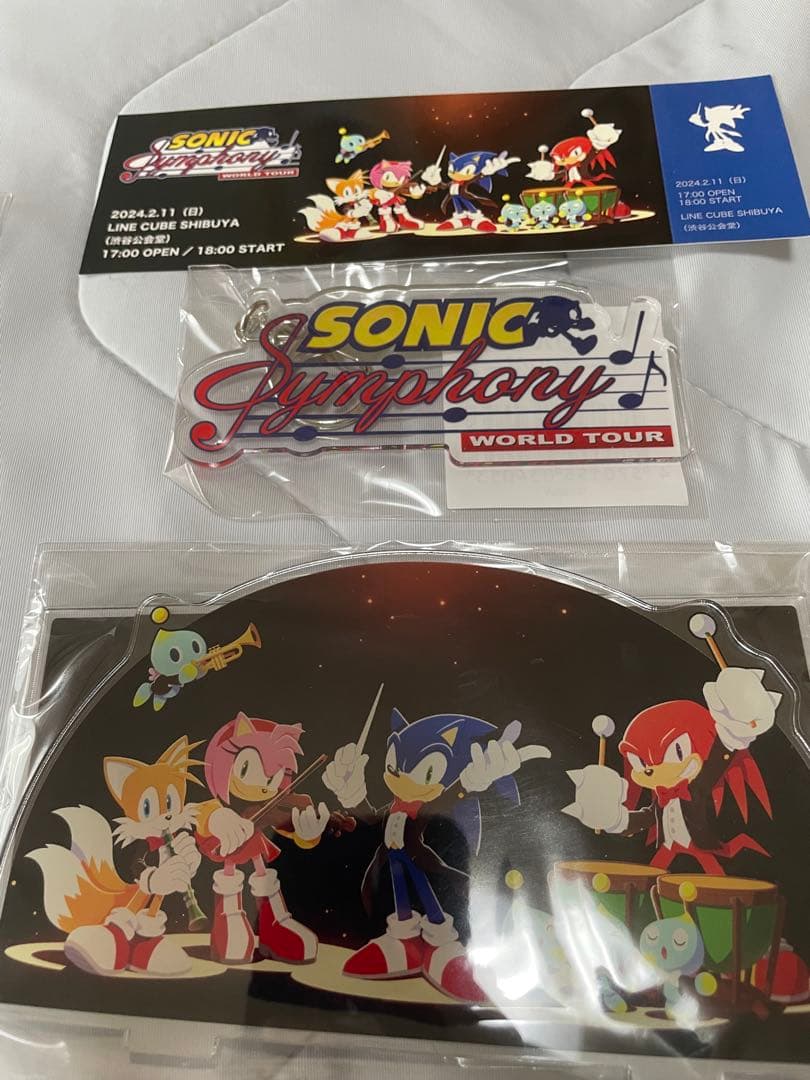 ソニックザヘッジホッグ　ソニックシンフォニーランダムアクリルスタンド　全種