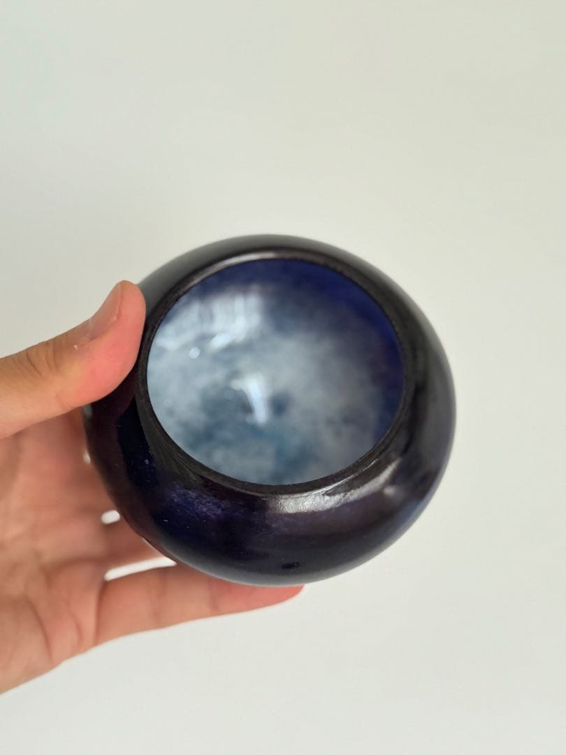 オオタ硝子研究室　菓子入　蓋物