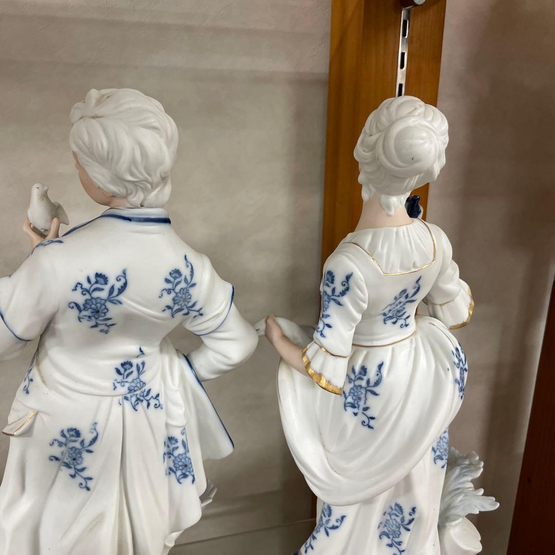 インテリア　陶製　人形　洋風
