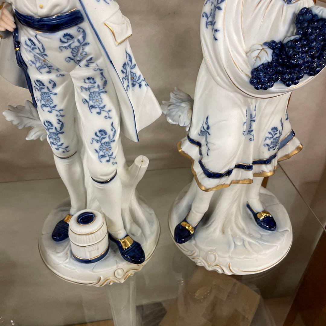 インテリア　陶製　人形　洋風