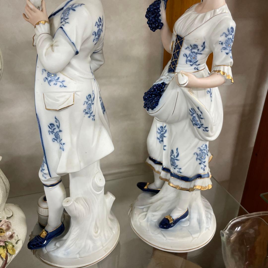 インテリア　陶製　人形　洋風