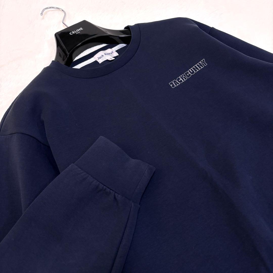 【ジャックバニー】ダンボール スウェット セットアップ ネイビー 長袖 1 M