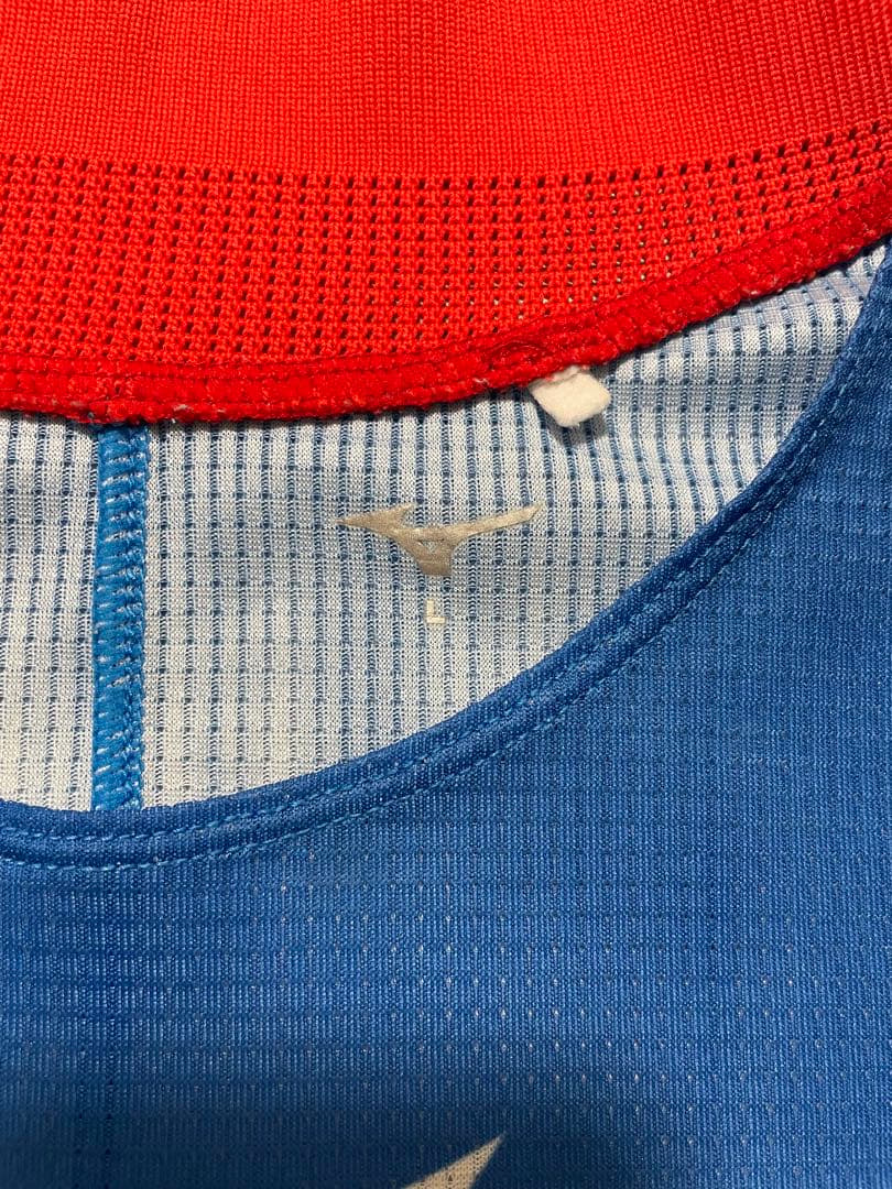 Mizuno グラデーション Tシャツ 青/赤