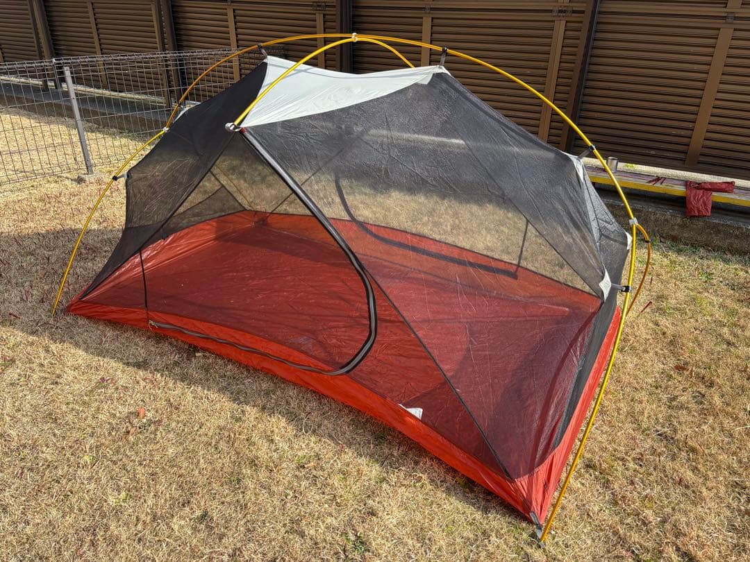 MSR HUBBA HUBBA ハバハバ　2人用　テント　グランドシート付き