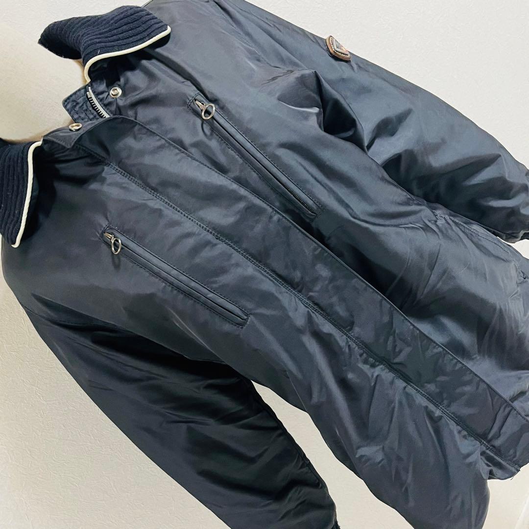80%引き!美品 イタリア製ポストカ一ド黒ウィメンズダウンベンチコ一ト