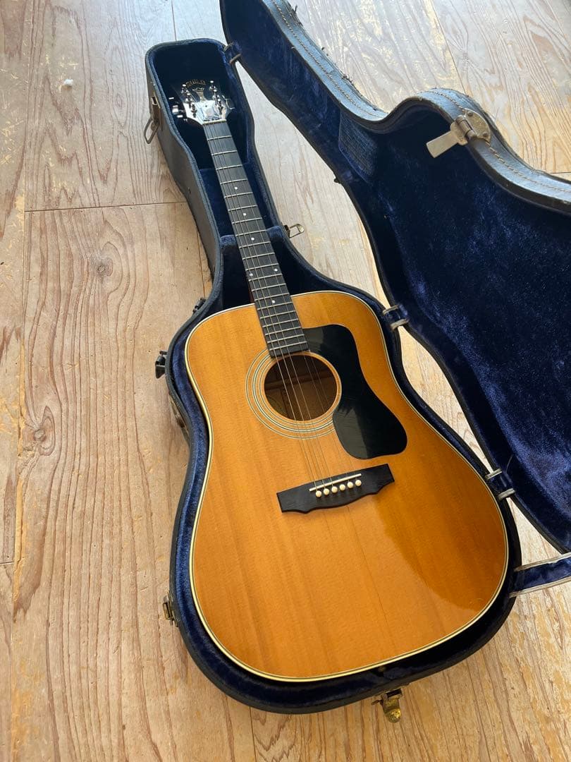 【1974年製・極上】Guild D-44-M BL 希少メイプル