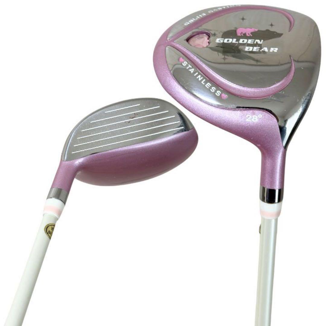 GOLDEN BEAR レディース ゴルフクラブ キャディバッグ フレックスL