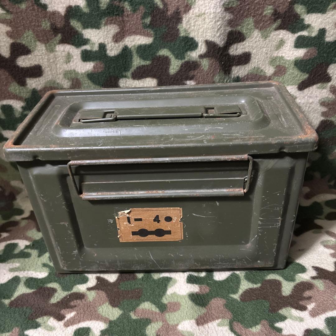フランス軍　60s 70s CAL.50 AMMO BOX 弾薬箱　送料無料