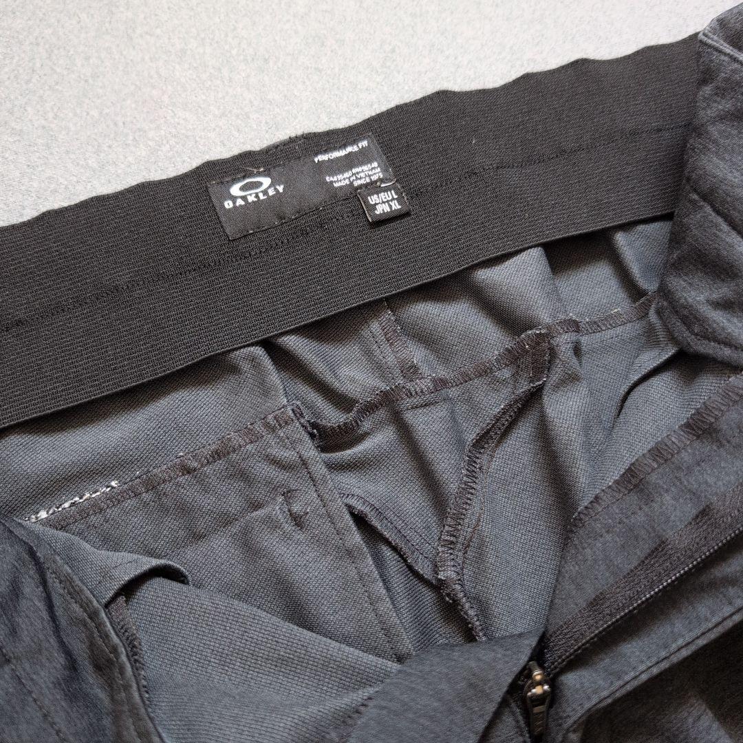 【美品】オークリーゴルフ　スリムフィットジョガーパンツ　XL　グレー