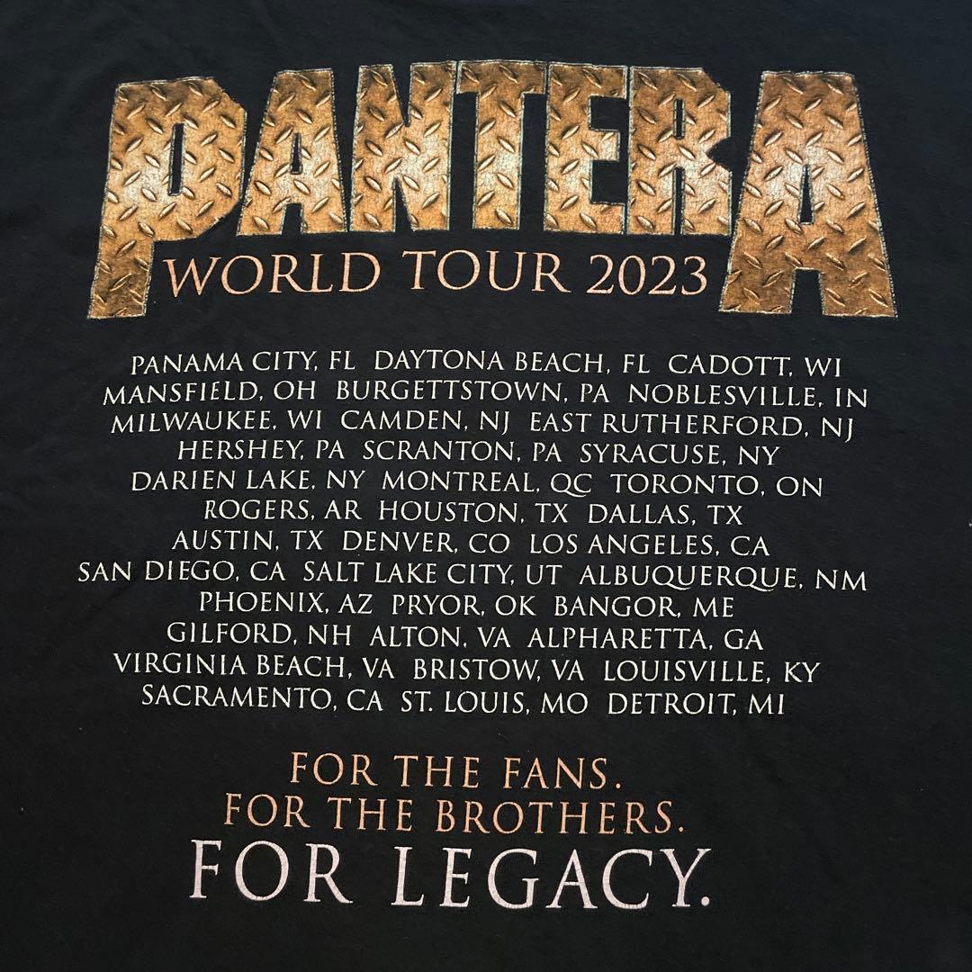 PANTERA ワールドツアー2023 Tシャツ XL