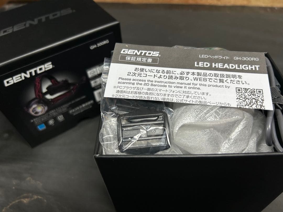 ジェントス　ヘッドライト　GH-300RG