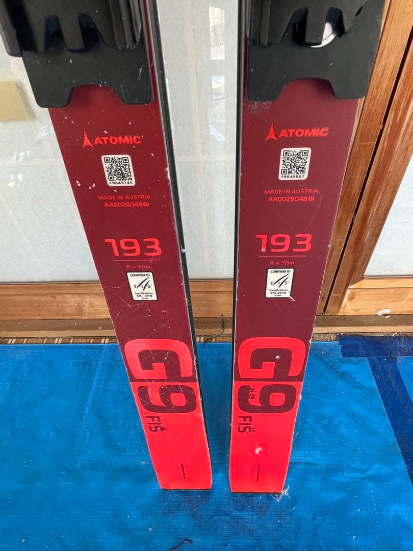 Atomic G9 F15 スキー 193cm 赤黒
