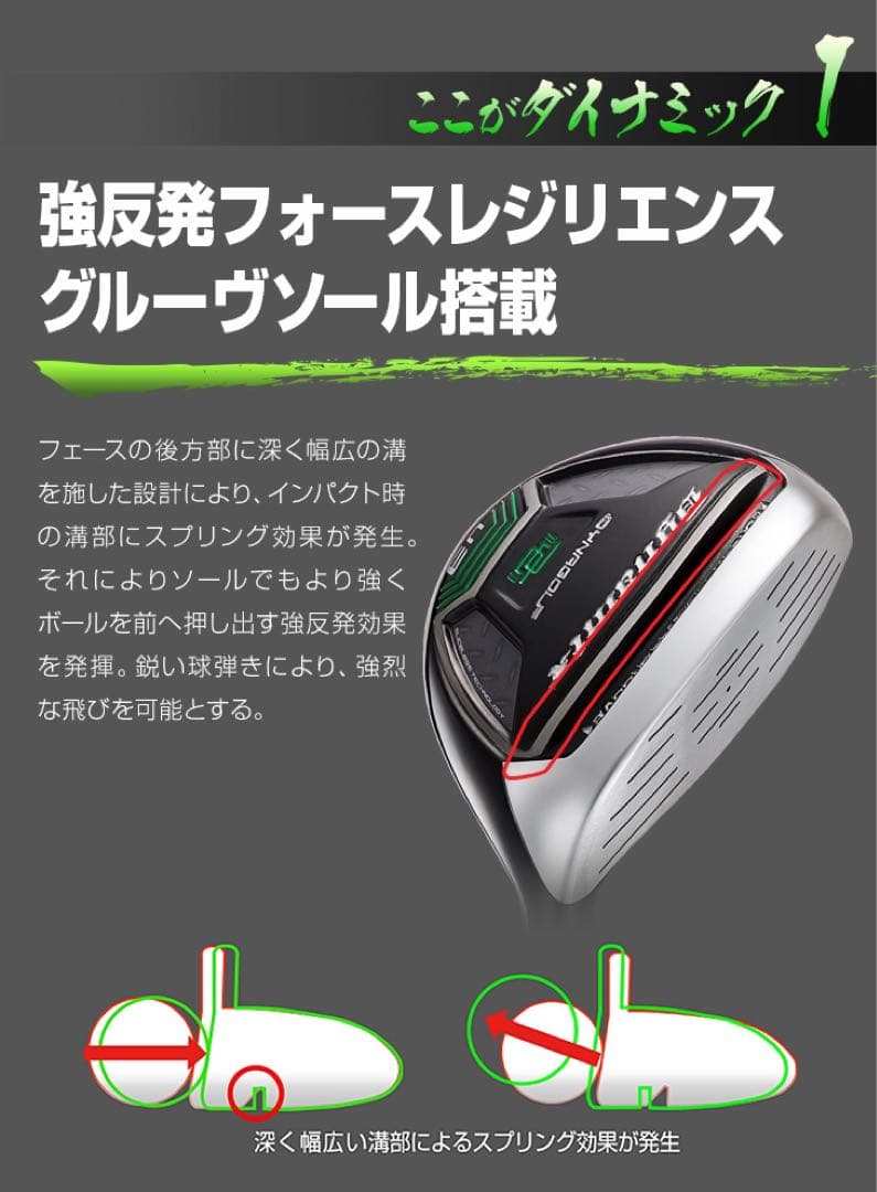 Qi4D クアンタム より飛ぶ強反発UTが2本選べて超激安 ★ダイナミクス UT