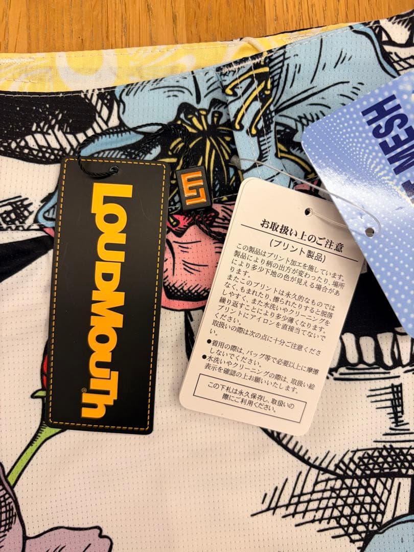 新品　LOUD MOUTH ゴルフ　スカルフラワースカート Mサイズ　UVカット