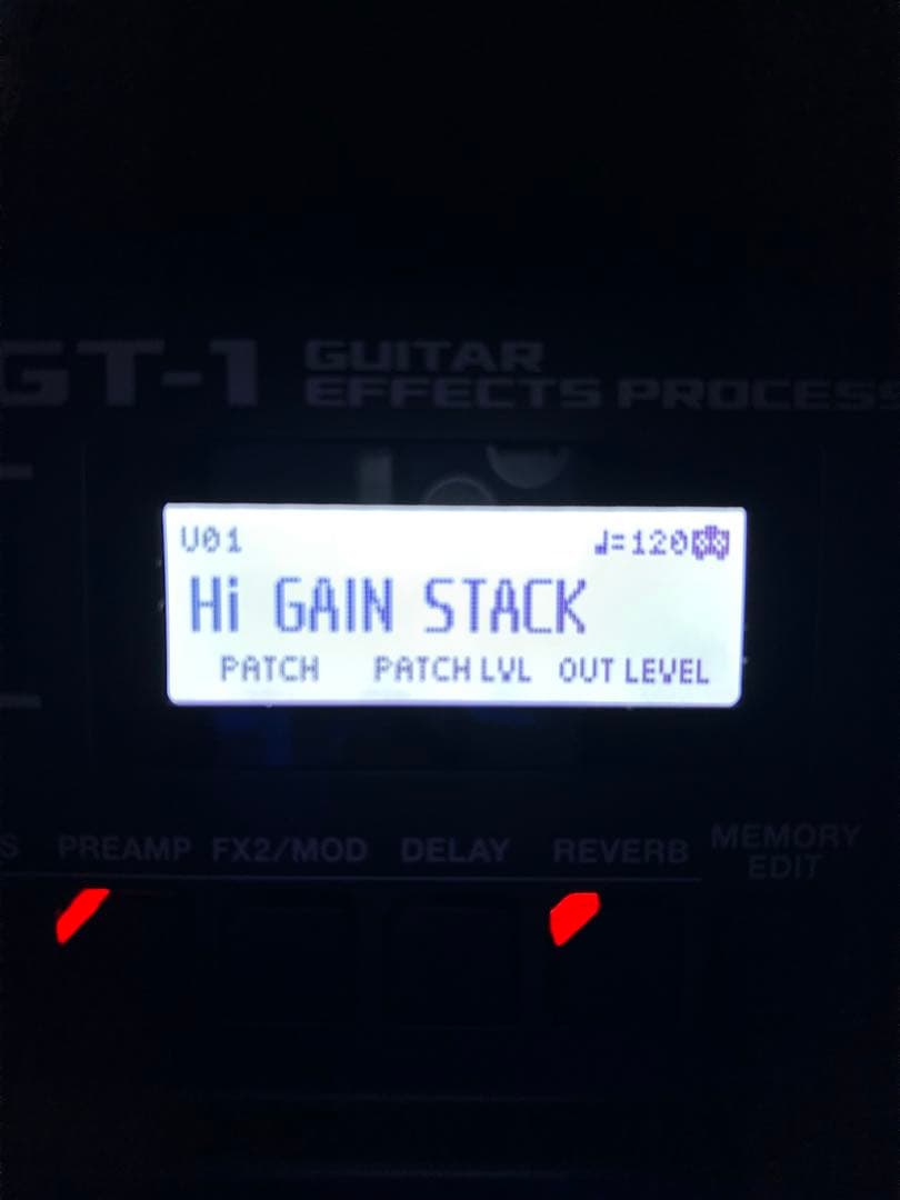 BOSS GT-1 エフェクター 本体と付属品