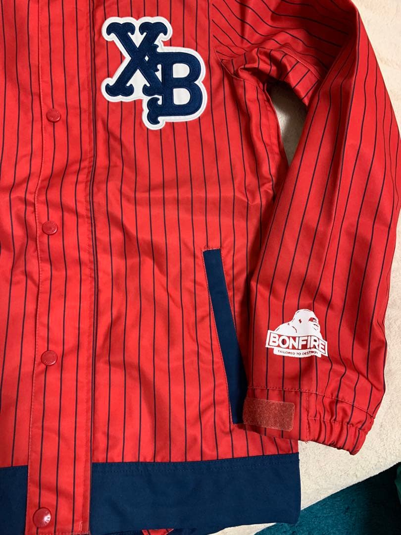 【X-LARGE】×【BON FIRE】 Ball Parkジャケット XS