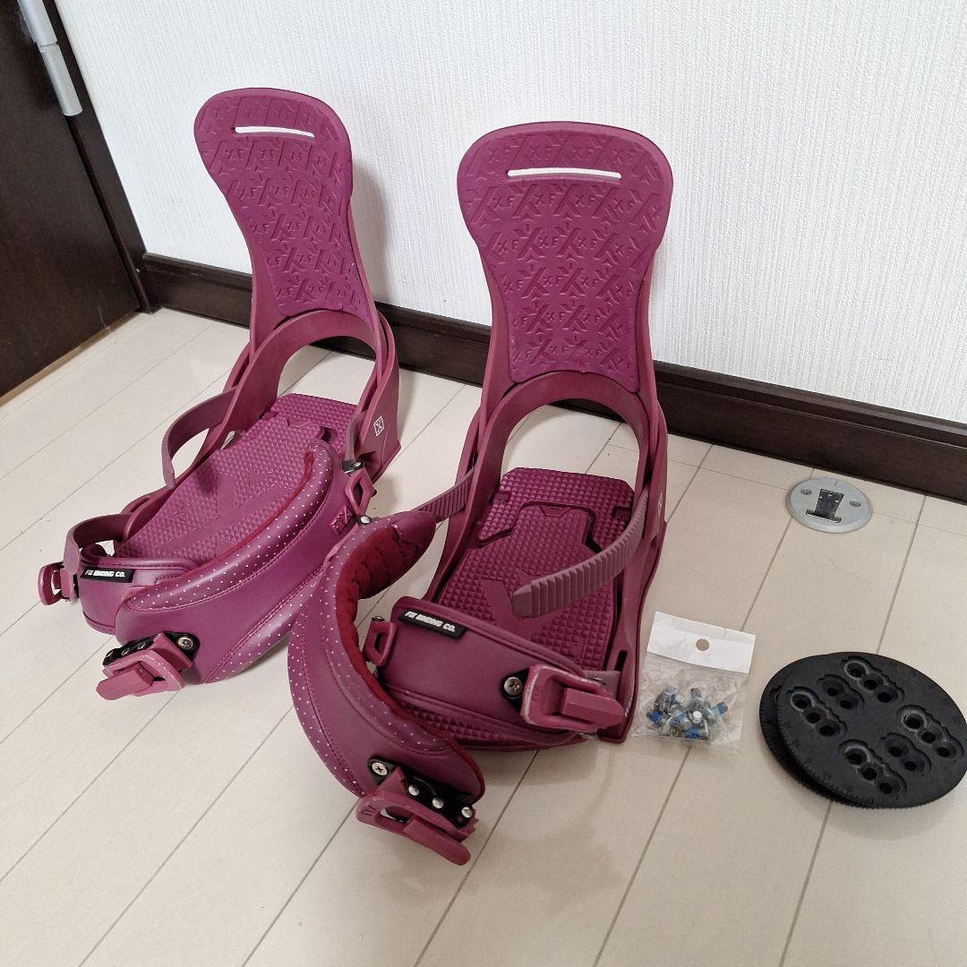 Fix Binding Co スノーボードビンディング パープル　Mサイズ美品