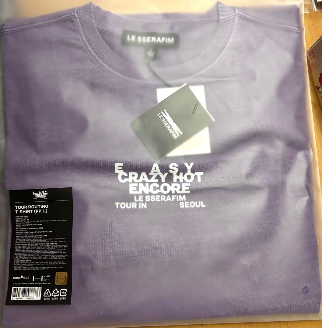 le sserafim ソウルコン　アンコール　Tシャツ　Lサイズ